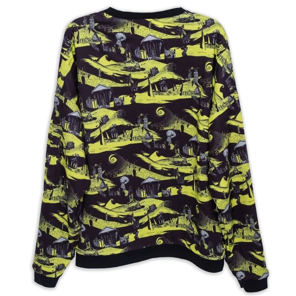 The Nightmare Before Christmas Jack Skellington and Sally Reversible Sweatshirt - Picture 4 of 4